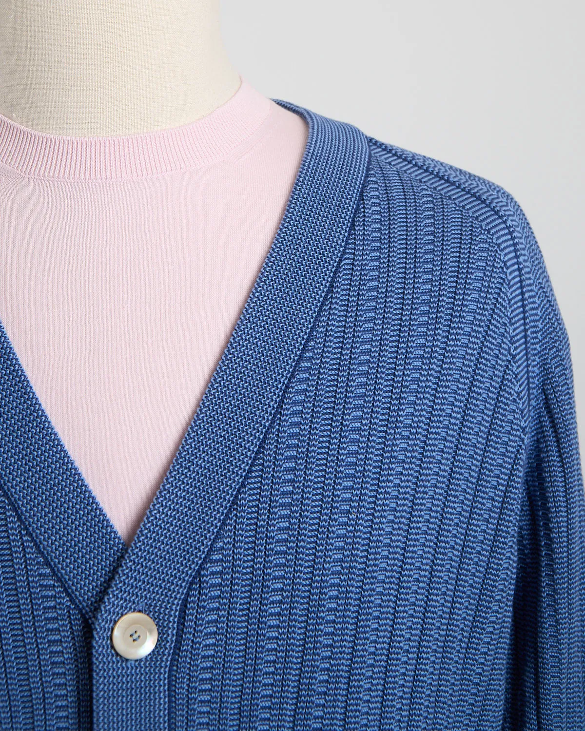 12 Gauge Bicolor Raglan Sleeve Cardigan With Pockets