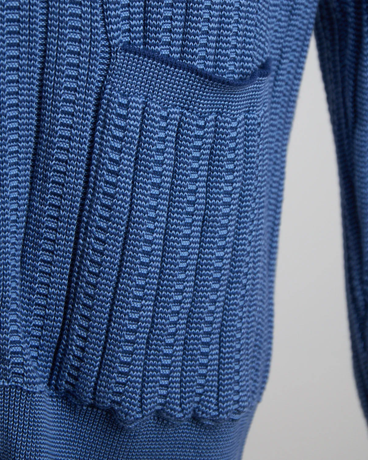12 Gauge Bicolor Raglan Sleeve Cardigan With Pockets