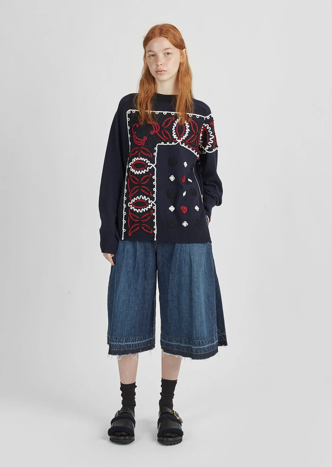 Bandana Pattern Pullover