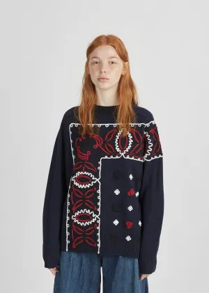 Bandana Pattern Pullover