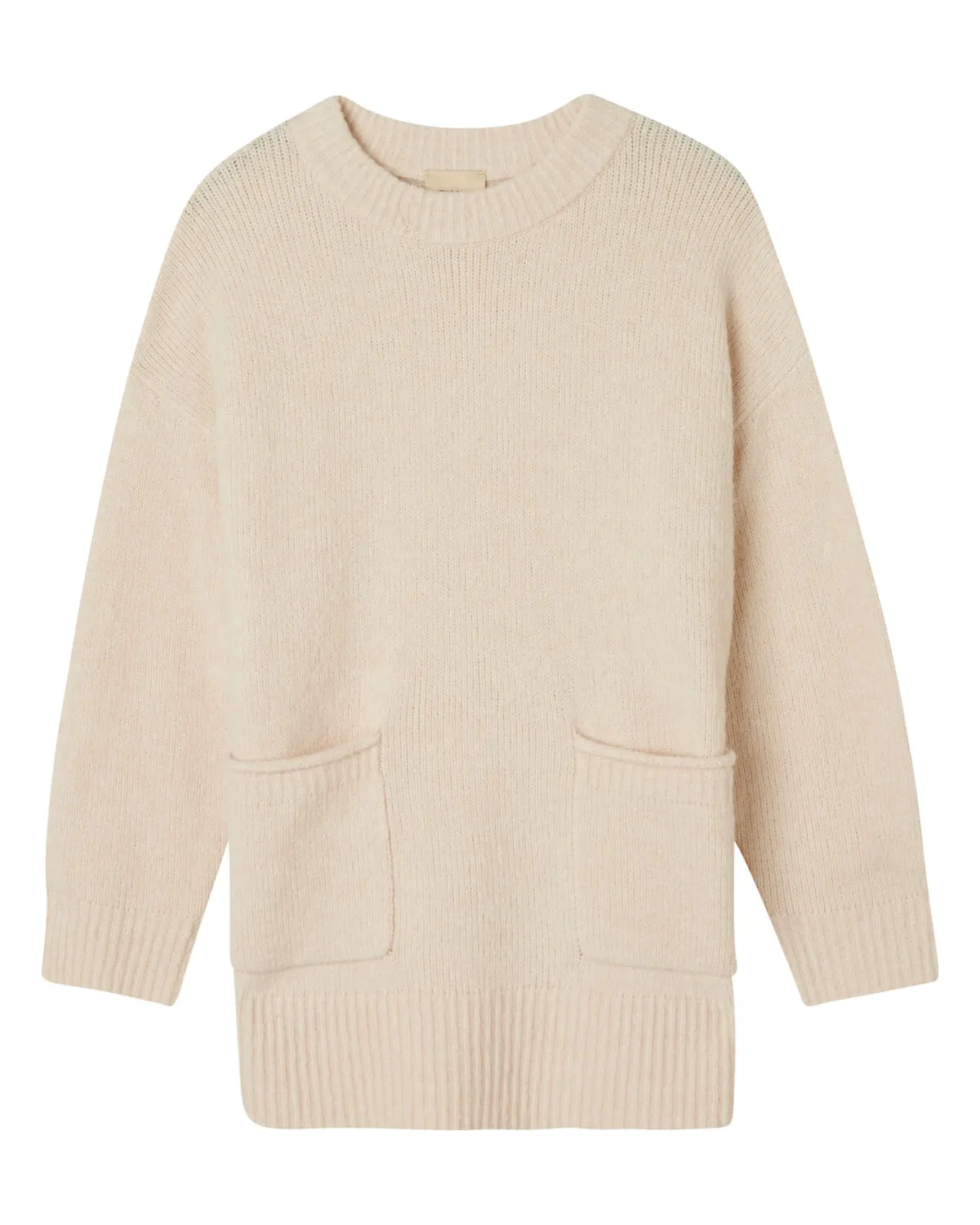 Crew Neck Jersey Pullover Sweater