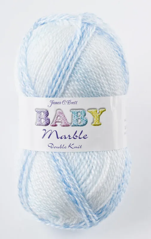 James Brett Baby Marble Double Knitting Yarn (Various Shades)