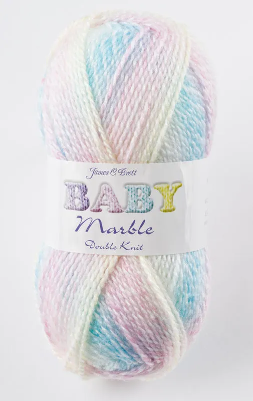 James Brett Baby Marble Double Knitting Yarn (Various Shades)