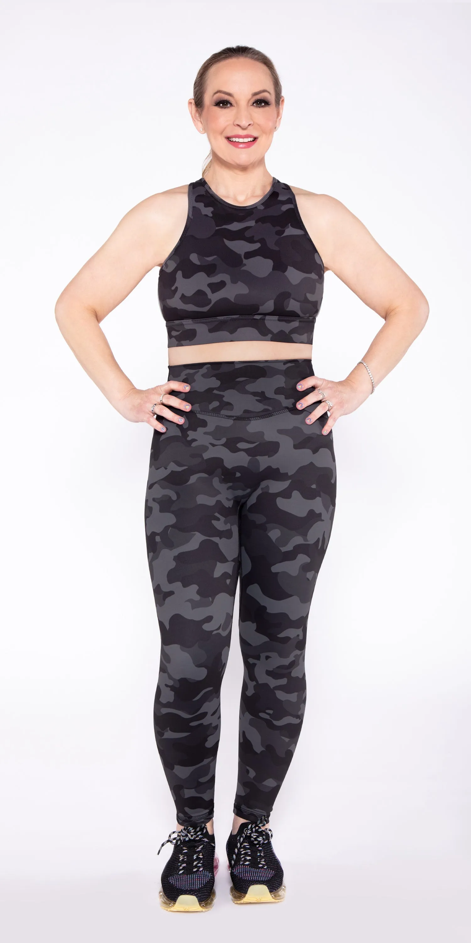 Jet Black Camo - Contour Legging [Final Sale]