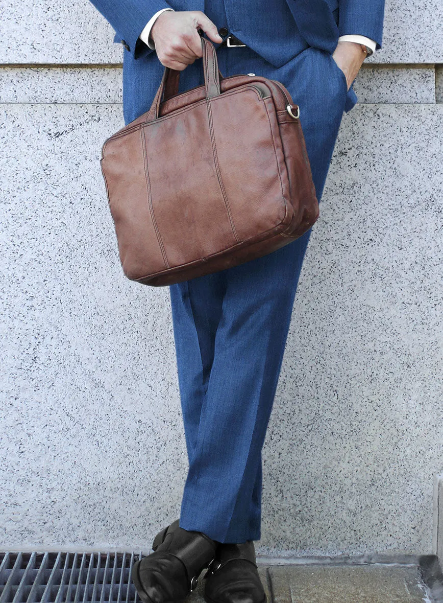 Reda Artic Blue Wool Suit